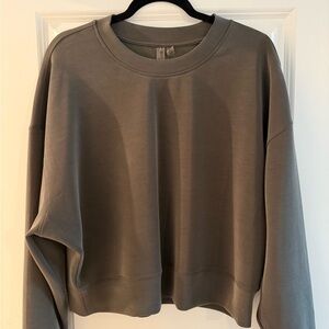 Women's Dark Olive/Gray Sweatshirt